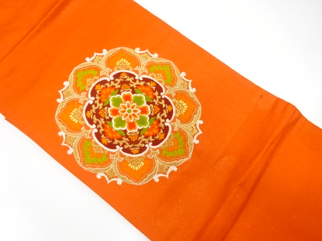 華文模様織り出し名古屋帯